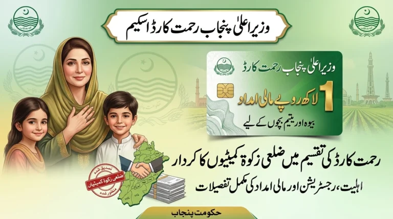 Role of District Zakat Committee in Rahmat Card allocation